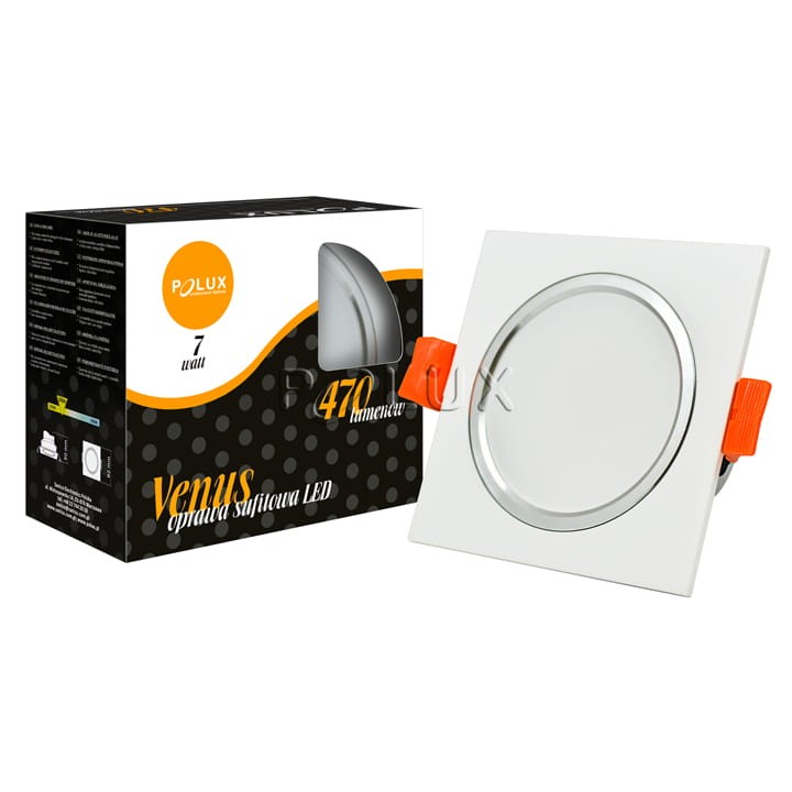 Oprawa Sufitowa VENUS 470lm 7W kwadrat bala E1 S6 (307873).jpg