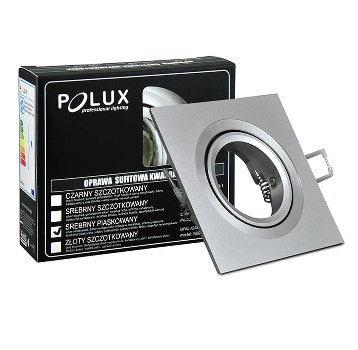 POLUX SOUTH OPAL-IQA92S3 srebrna piaskowana KWADRAT E1 sklep.jpg